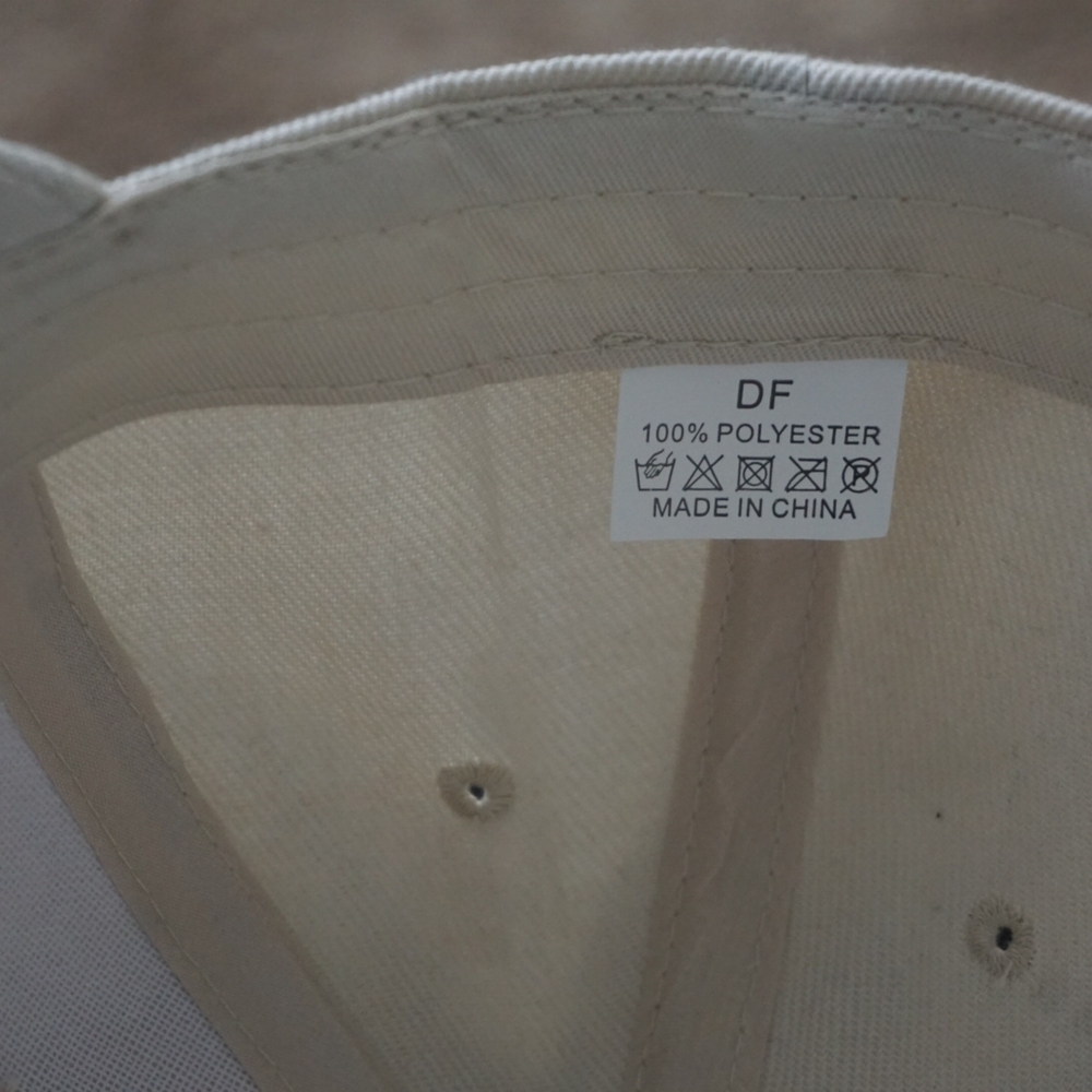 Beige Polyester Hat - image 1